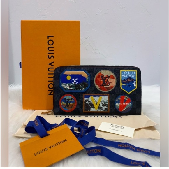 Louis Vuitton Limited Edition Damier Graphite Alps Zippy Wallet Organizer W COA - Picture 6 of 16